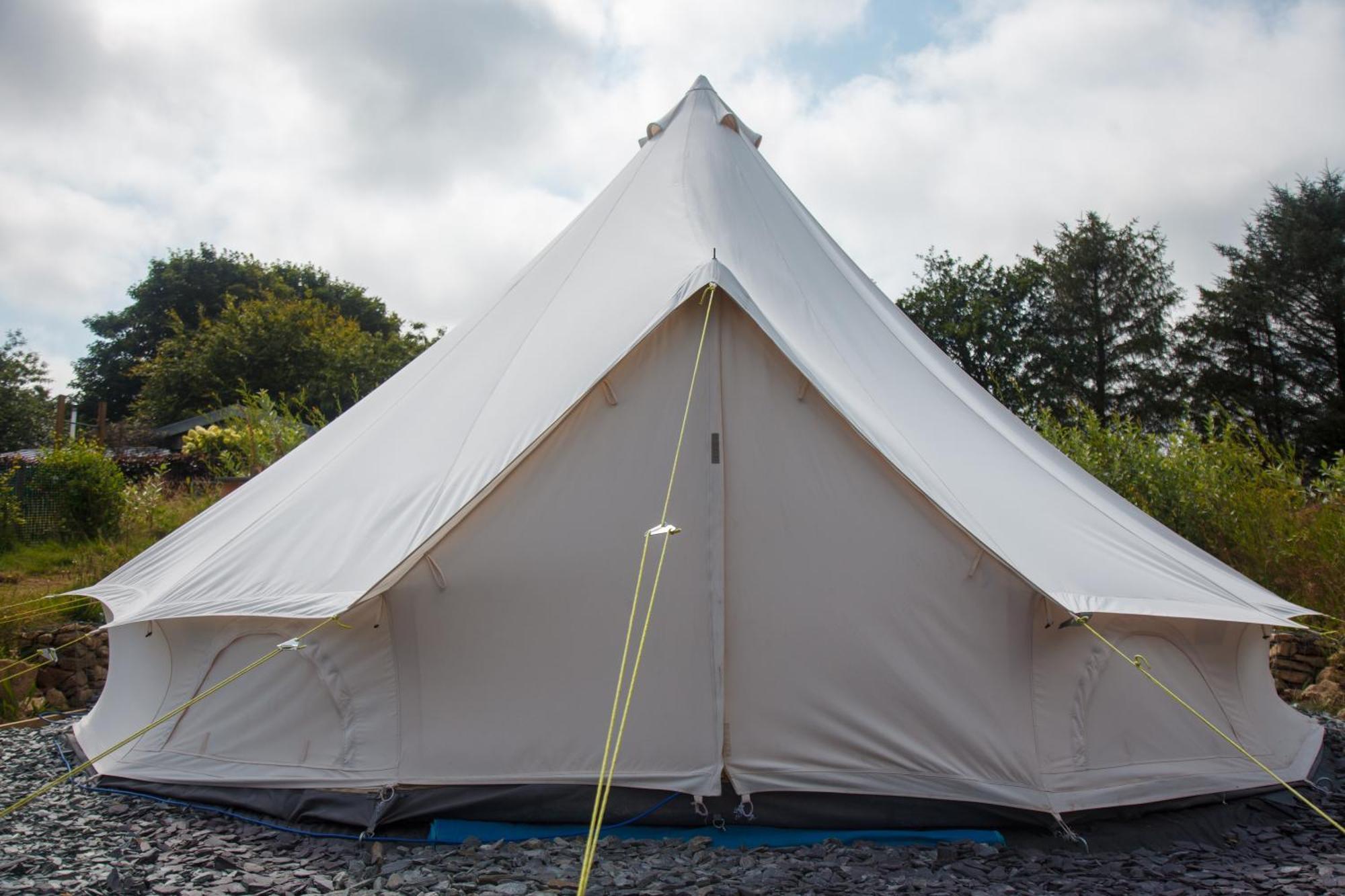 Glamping Meadow Bell Tent Stithians Екстер'єр фото
