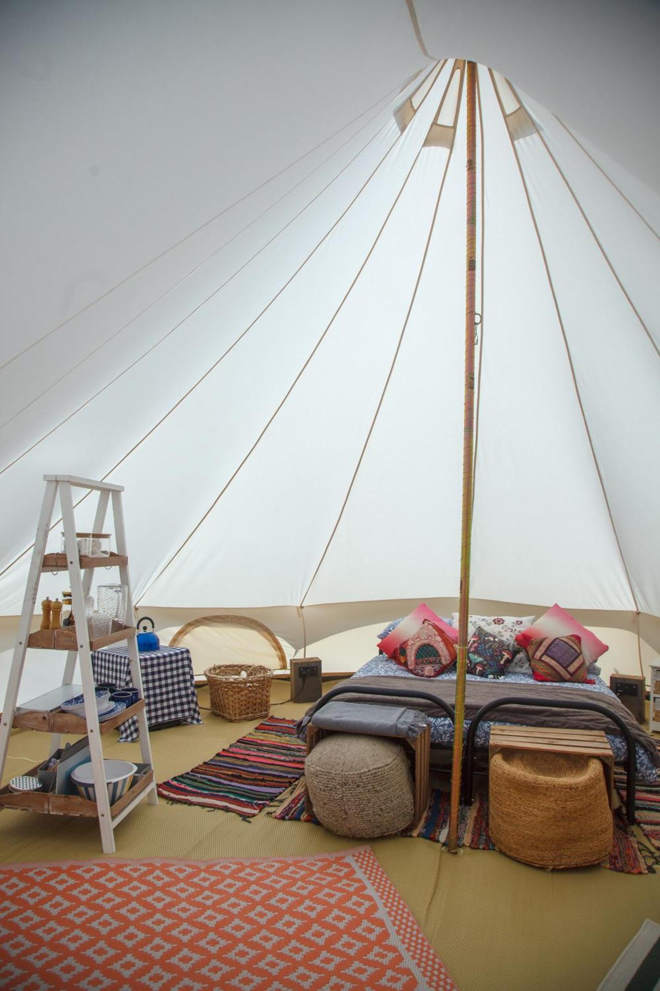 Glamping Meadow Bell Tent Stithians Екстер'єр фото