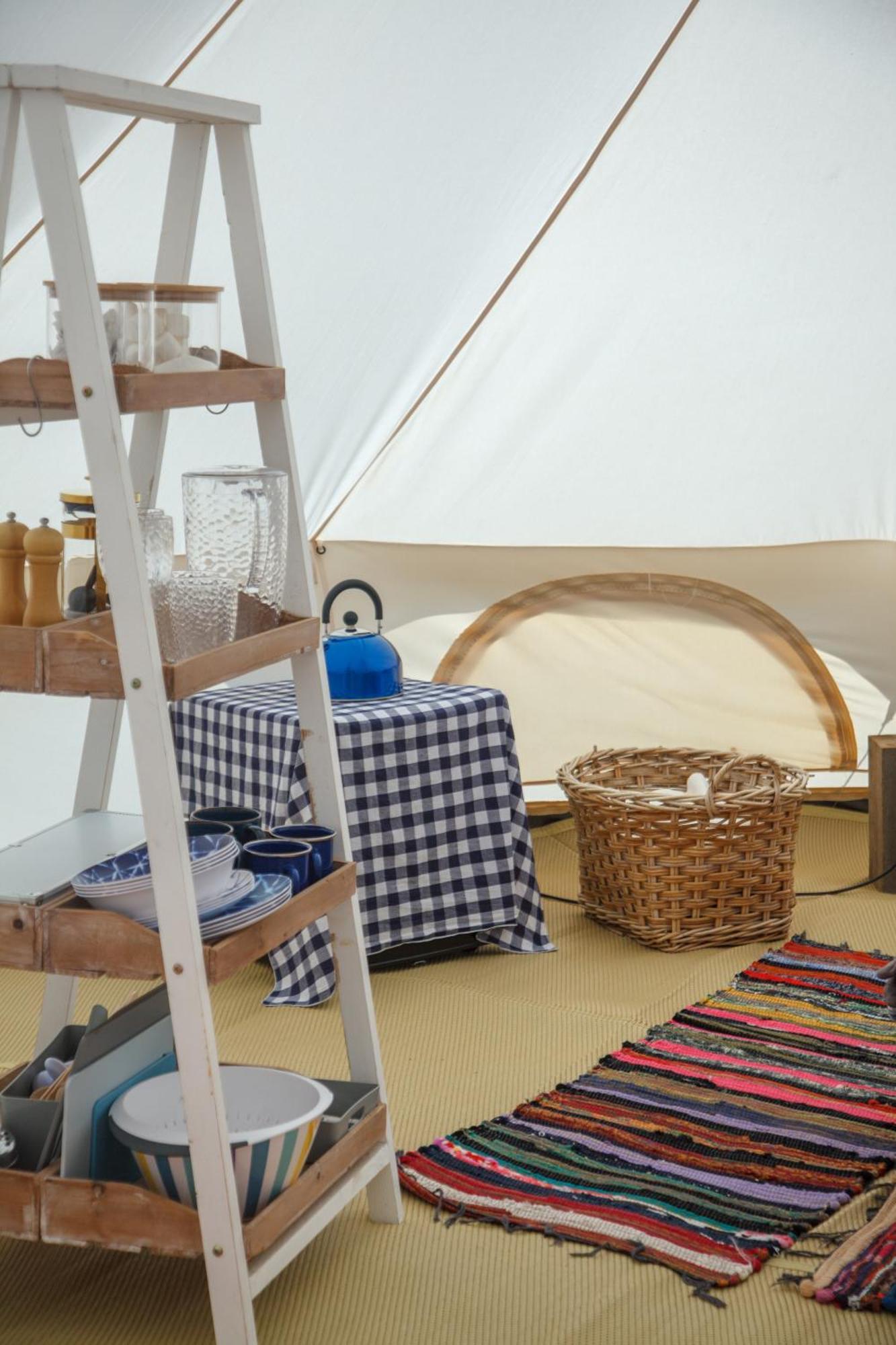 Glamping Meadow Bell Tent Stithians Екстер'єр фото